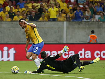 Brazil's Renato Augusto sc...